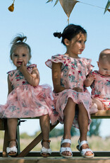 Deux Par Deux Botanical Flowers Romper/Frill