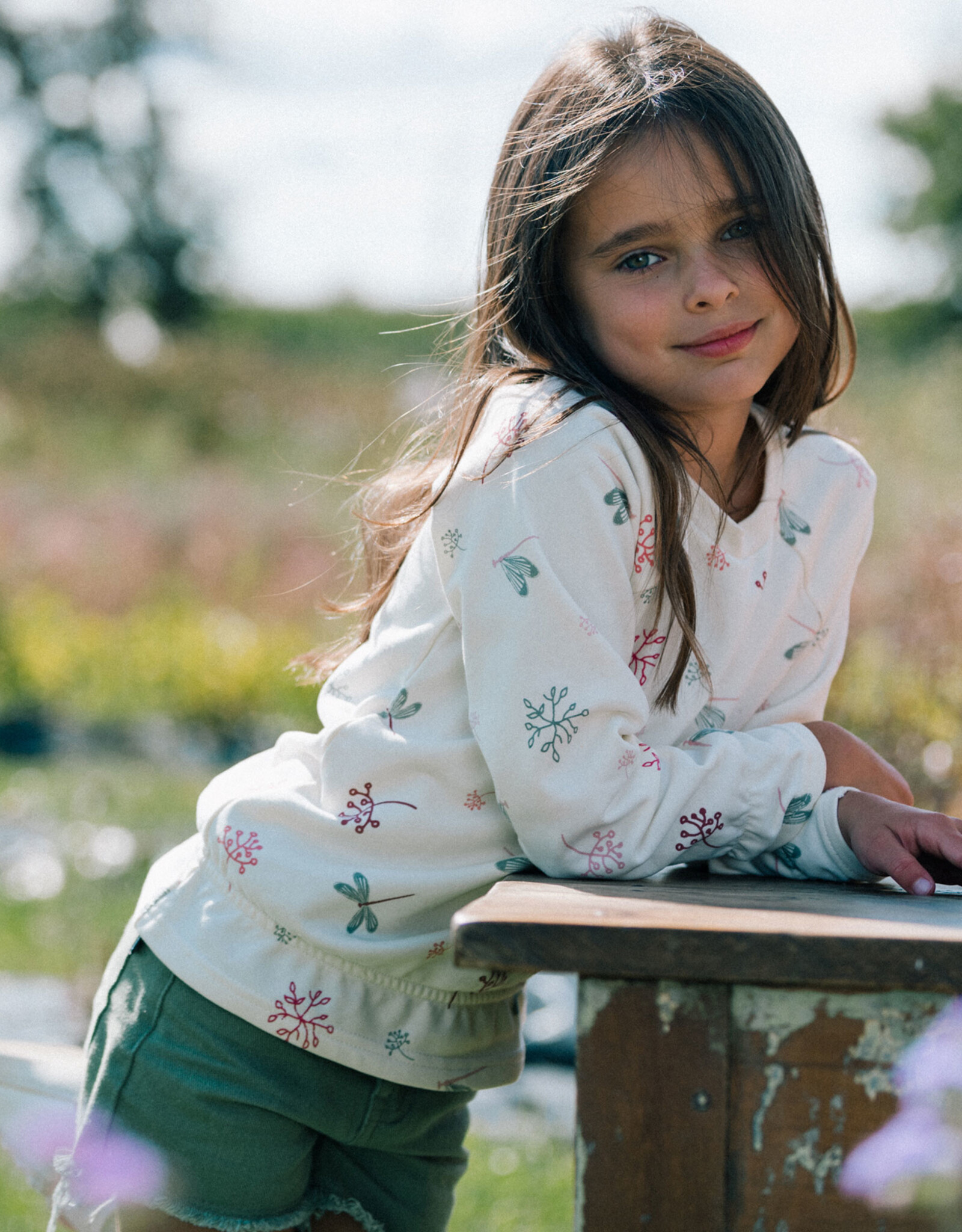 Deux Par Deux Dragonfly Raglan Long Sleeve