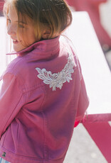 Deux Par Deux Pink Lemonade Denim Jacket