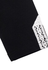 Deux Par Deux Anthracite Capri with Detail Hem