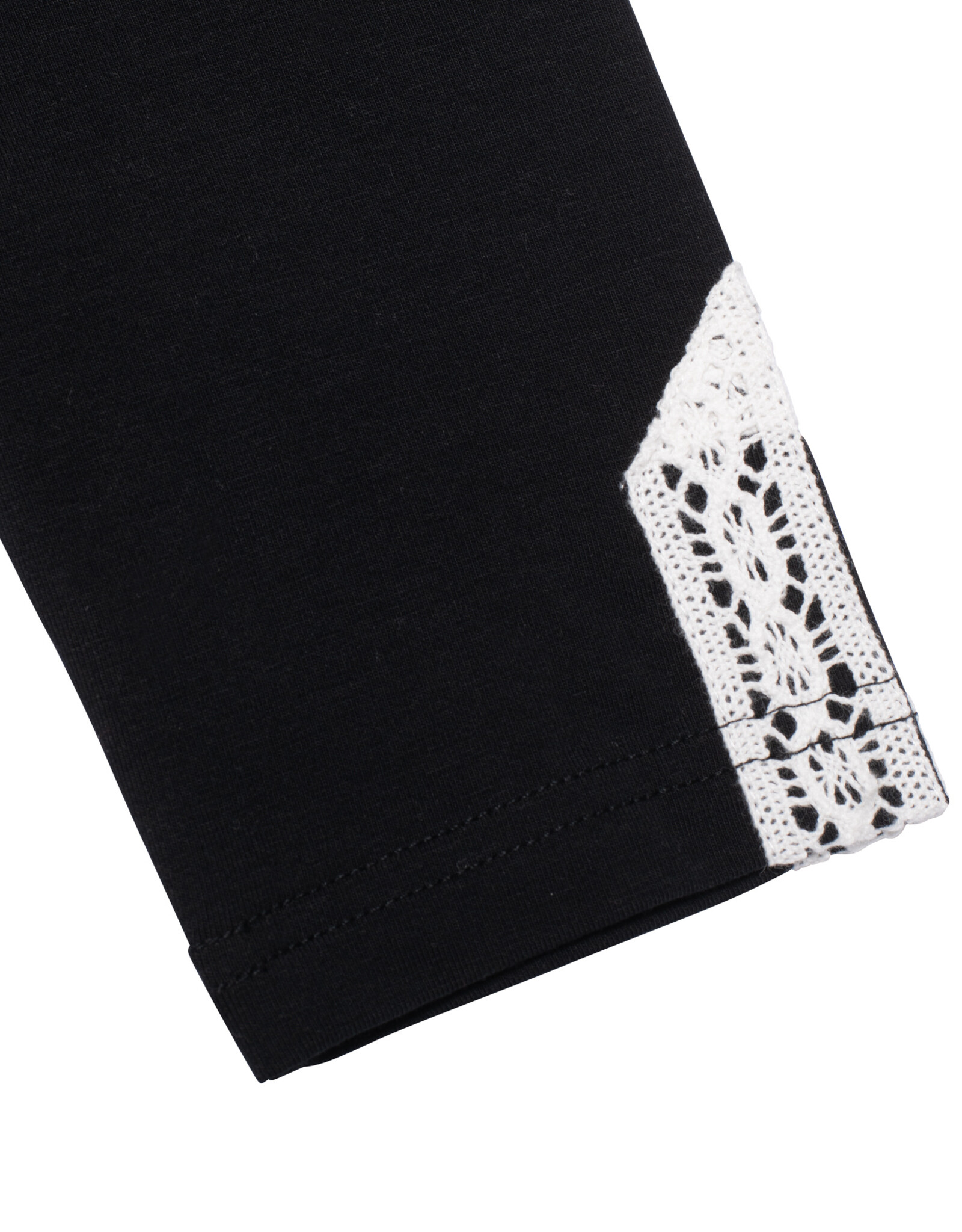 Deux Par Deux Anthracite Capri with Detail Hem