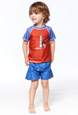 Deux Par Deux Light House Short Sleeve Rashguard