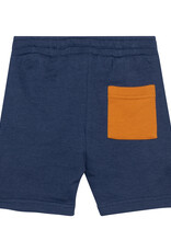 Deux Par Deux Blue Indigo French Terry Short