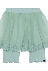 Deux Par Deux Frosty Green Lace Skirt w/Biker Short