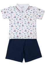 Kissy Kissy Sails n Whales Bermuda Set