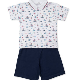 Kissy Kissy Sails n Whales Bermuda Set