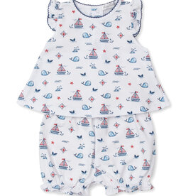Kissy Kissy Sails n Whales Sunsuit