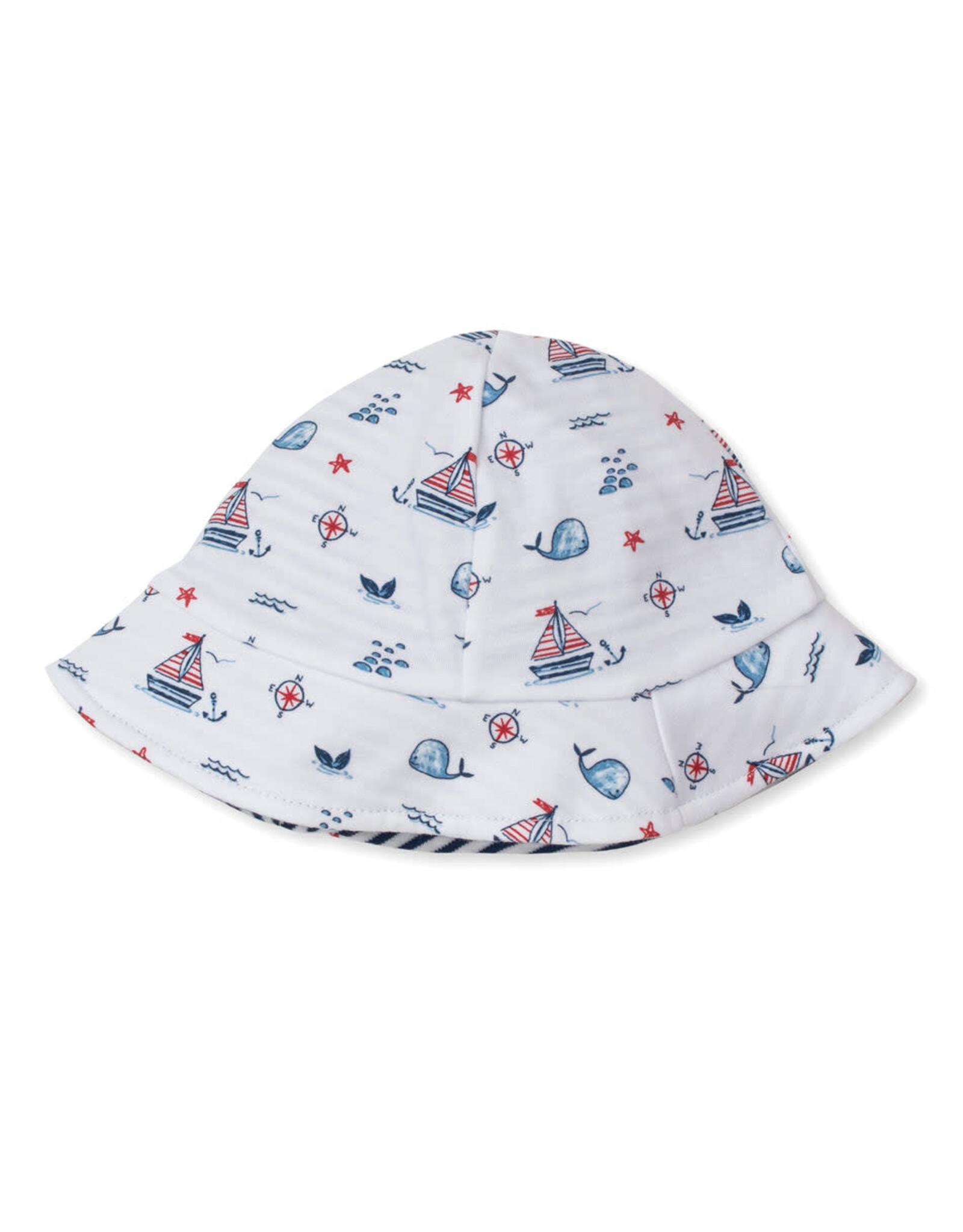 Kissy Kissy Sails n Whales Reversible Sunhat
