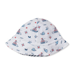Kissy Kissy Sails n Whales Reversible Sunhat