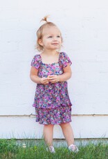 Mabel & Honey Piece of Cake Pleated Chiffon Dress