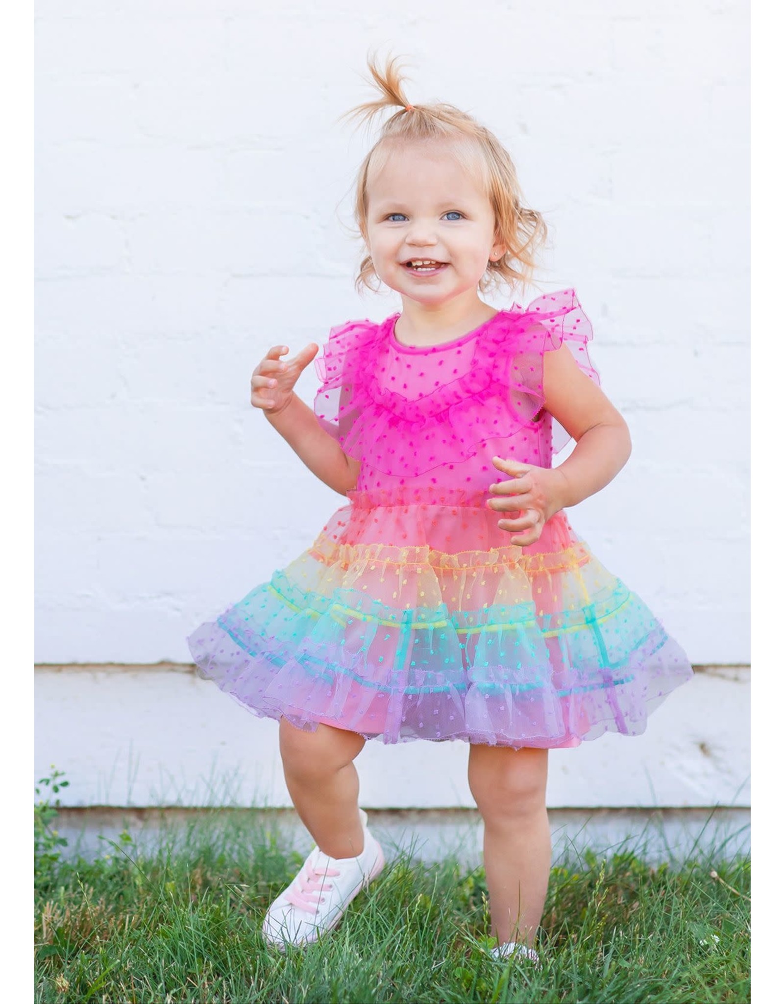 Birthday Sprinkles Dotted Organza Dress