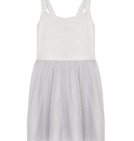 Isobella & Chloe Pixie Dust Sparkly Knit and Tulle Dress