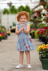 Mabel & Honey Duchess Floral Sleeveless Rayon Dress