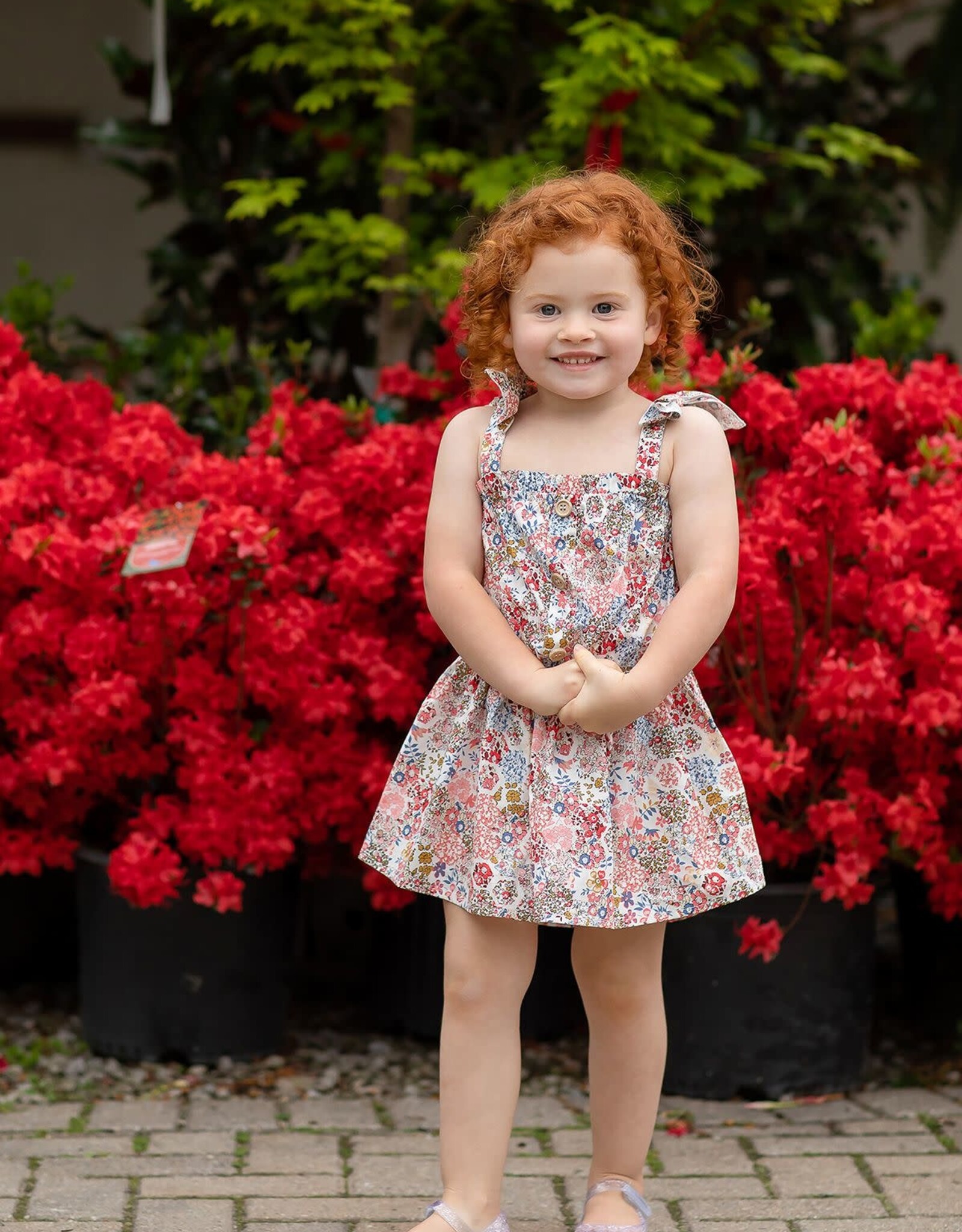 Mabel & Honey Vienna Floral Woven Dress
