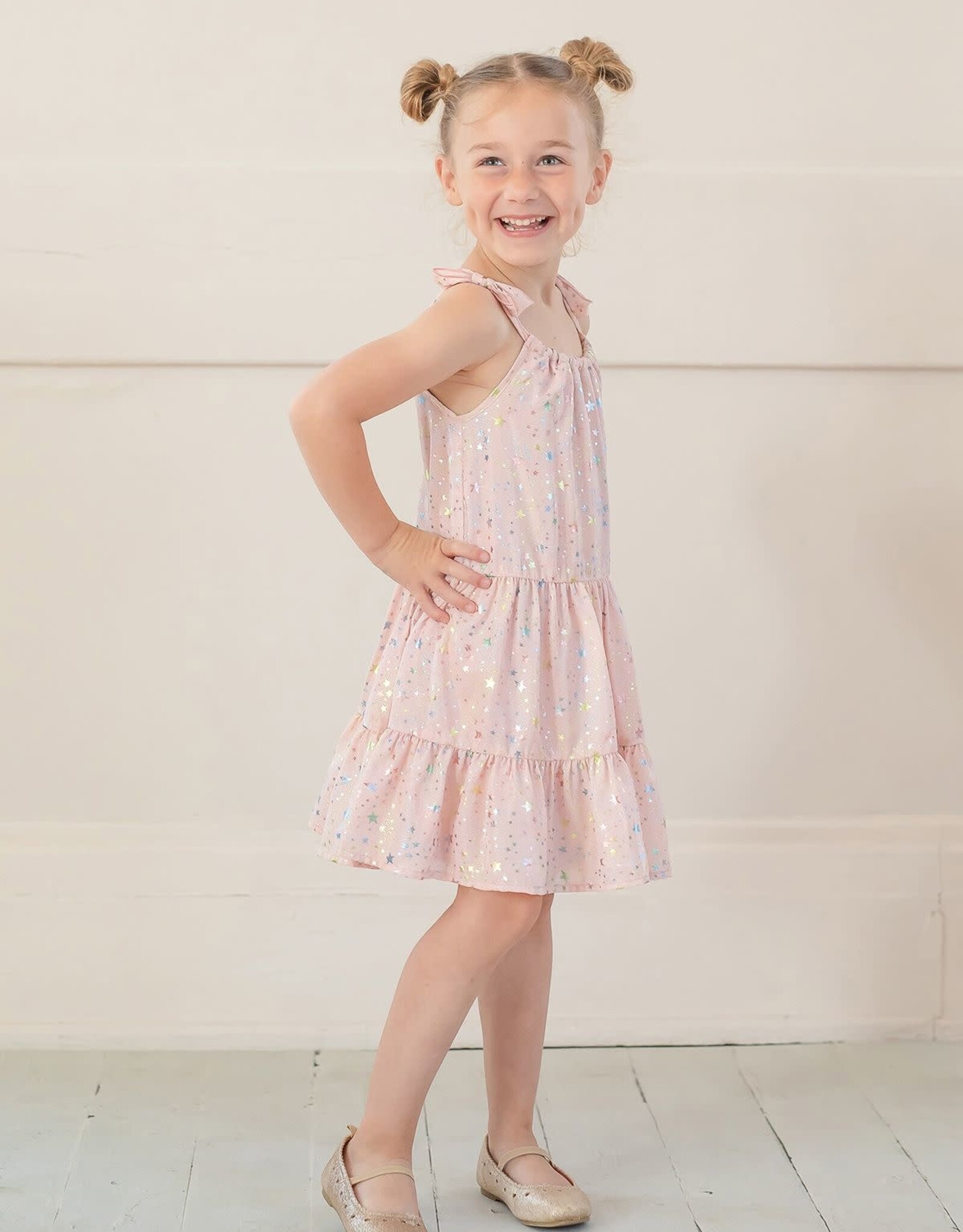 Isobella & Chloe Summer Sparkle Chiffon Dress