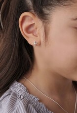 Cherished Moments Sterling Silver Cross Earrings