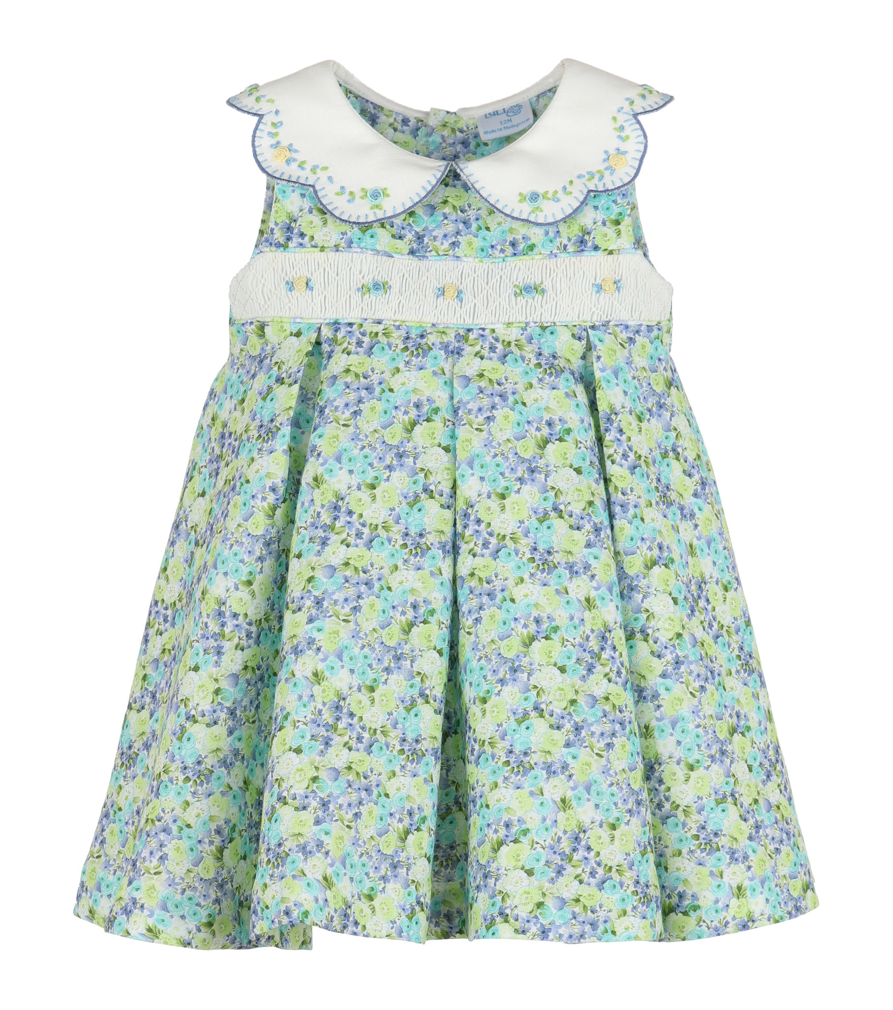 Casero & Associates Classic Smock Dress
