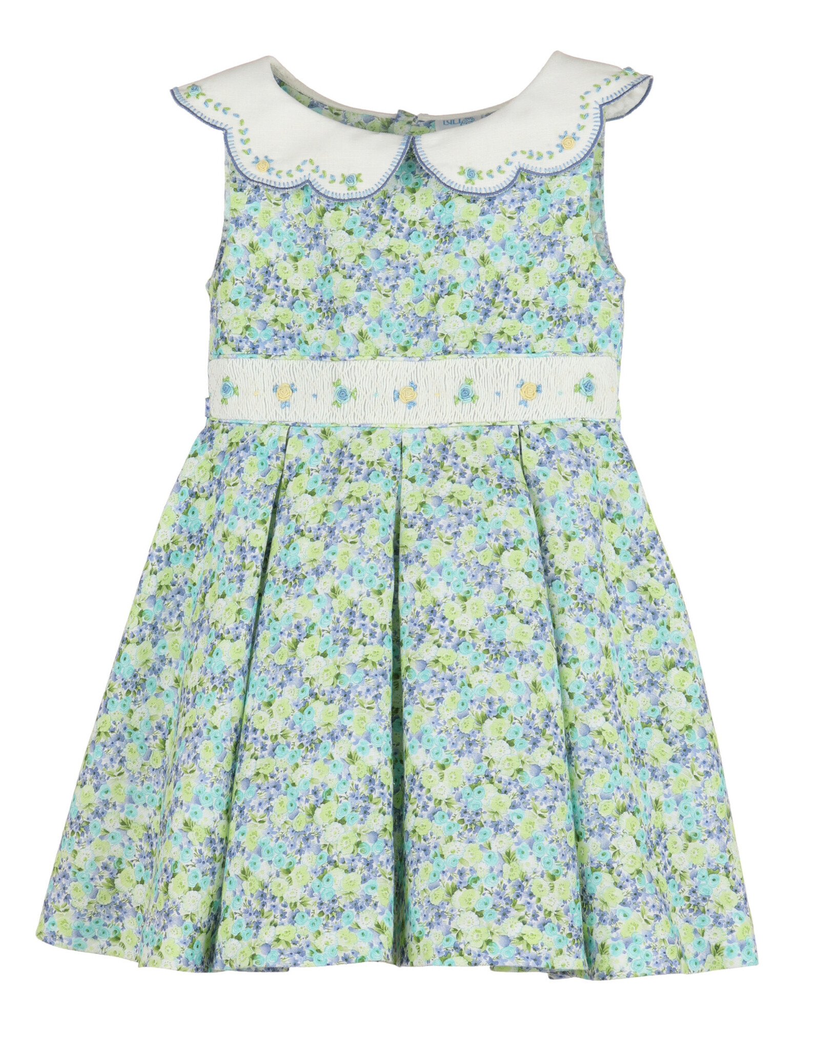 Casero Vintage Embroidery Dress