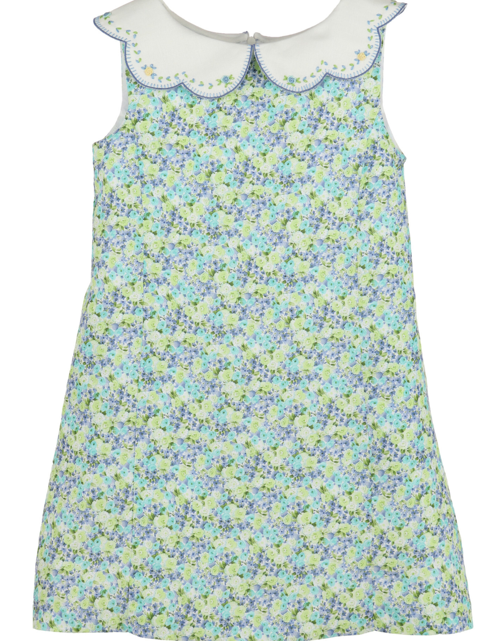 Casero Vintage Floral Dress