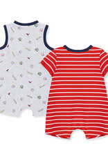 Little Me Baseball Rompers