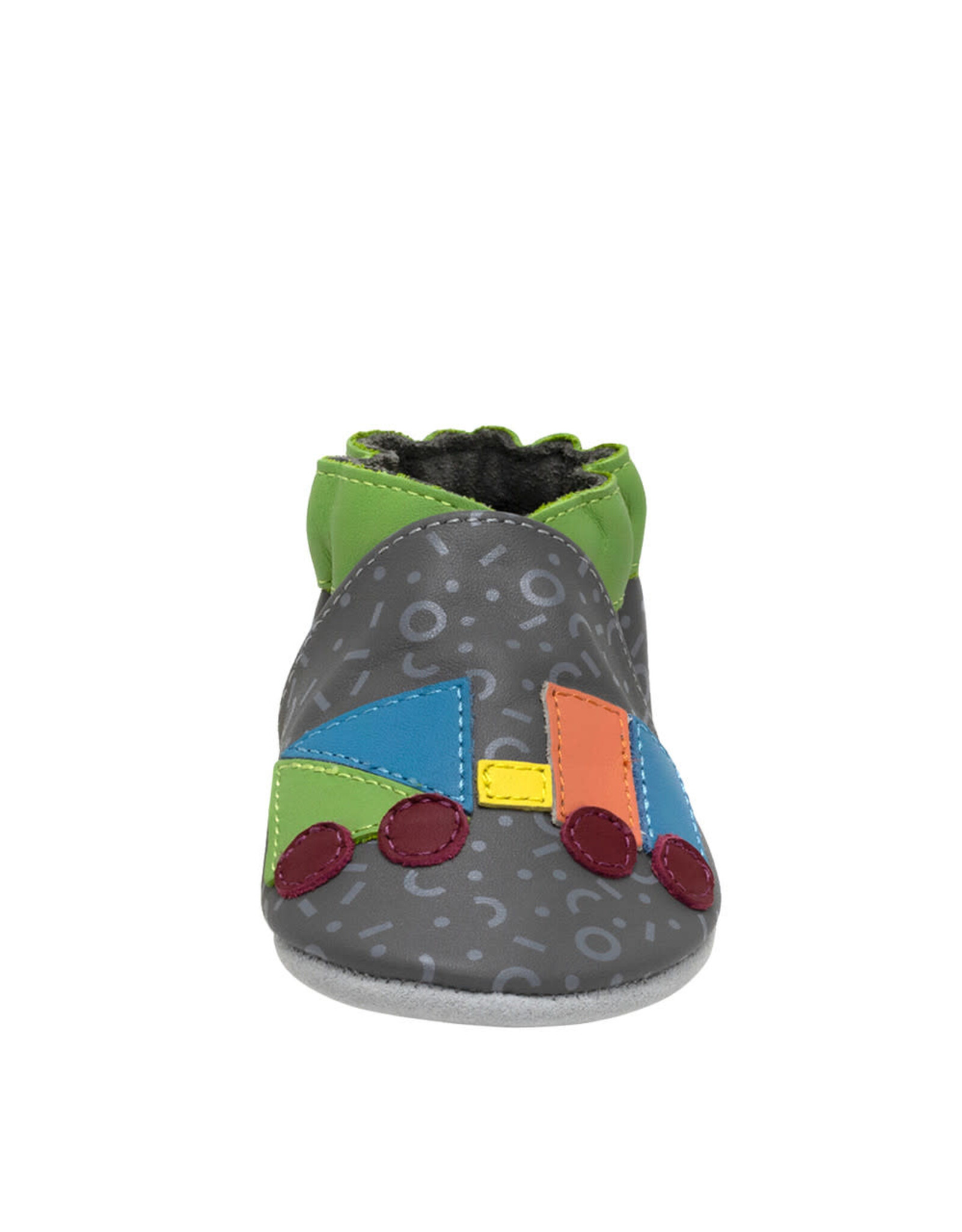 Robeez Train Blocks Soft Soles