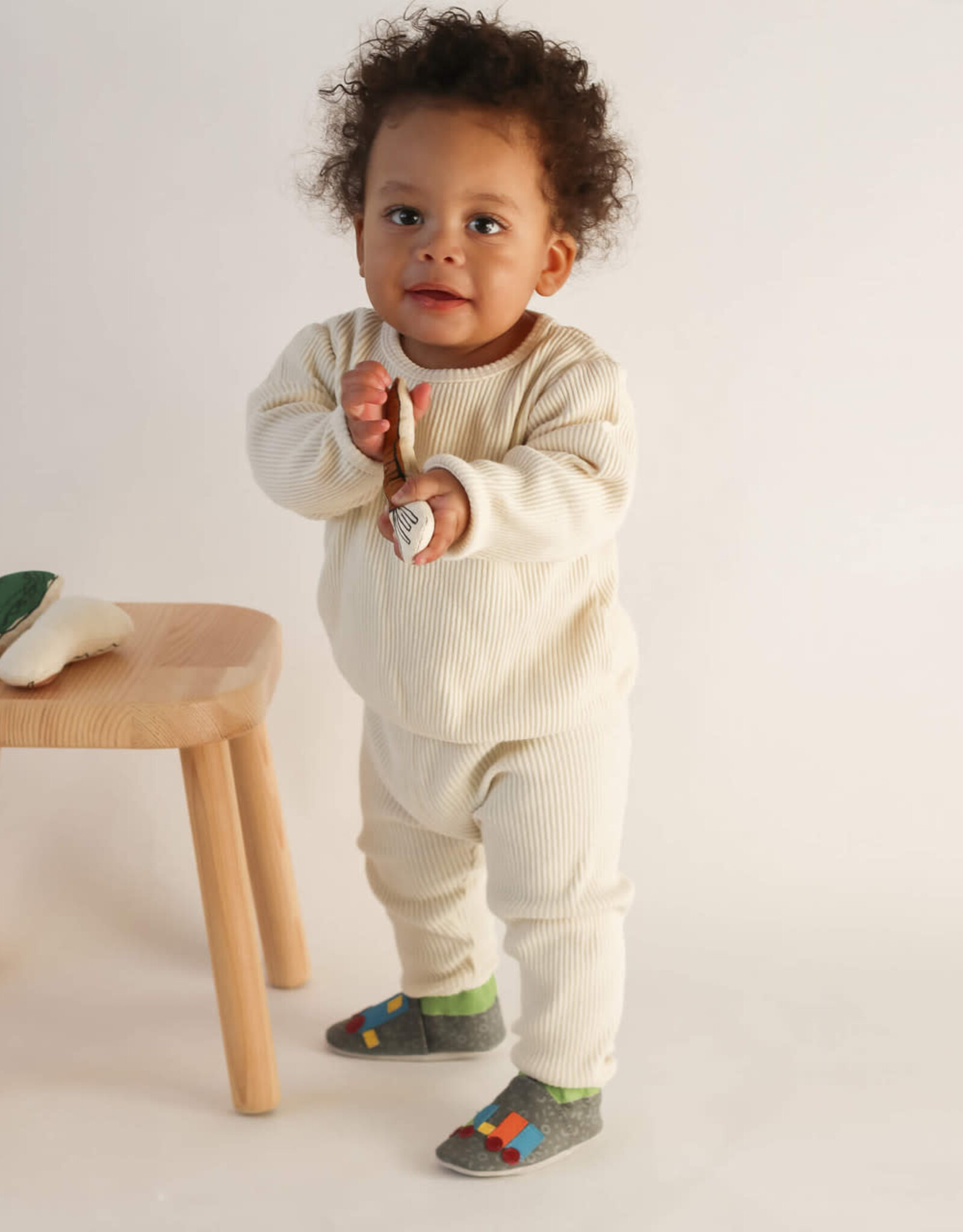 Robeez Train Blocks Soft Soles