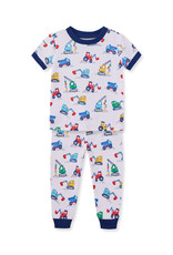 Little Me Construction 4-Piece Pajama Set