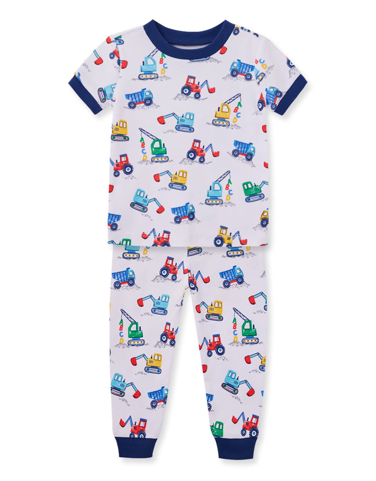 Little Me Construction 4-Piece Pajama Set