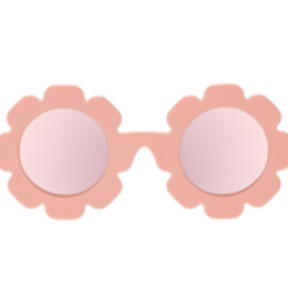 Babiators Polarized Flower: Peachy Keen with Rose Gold Mirrored Lenses