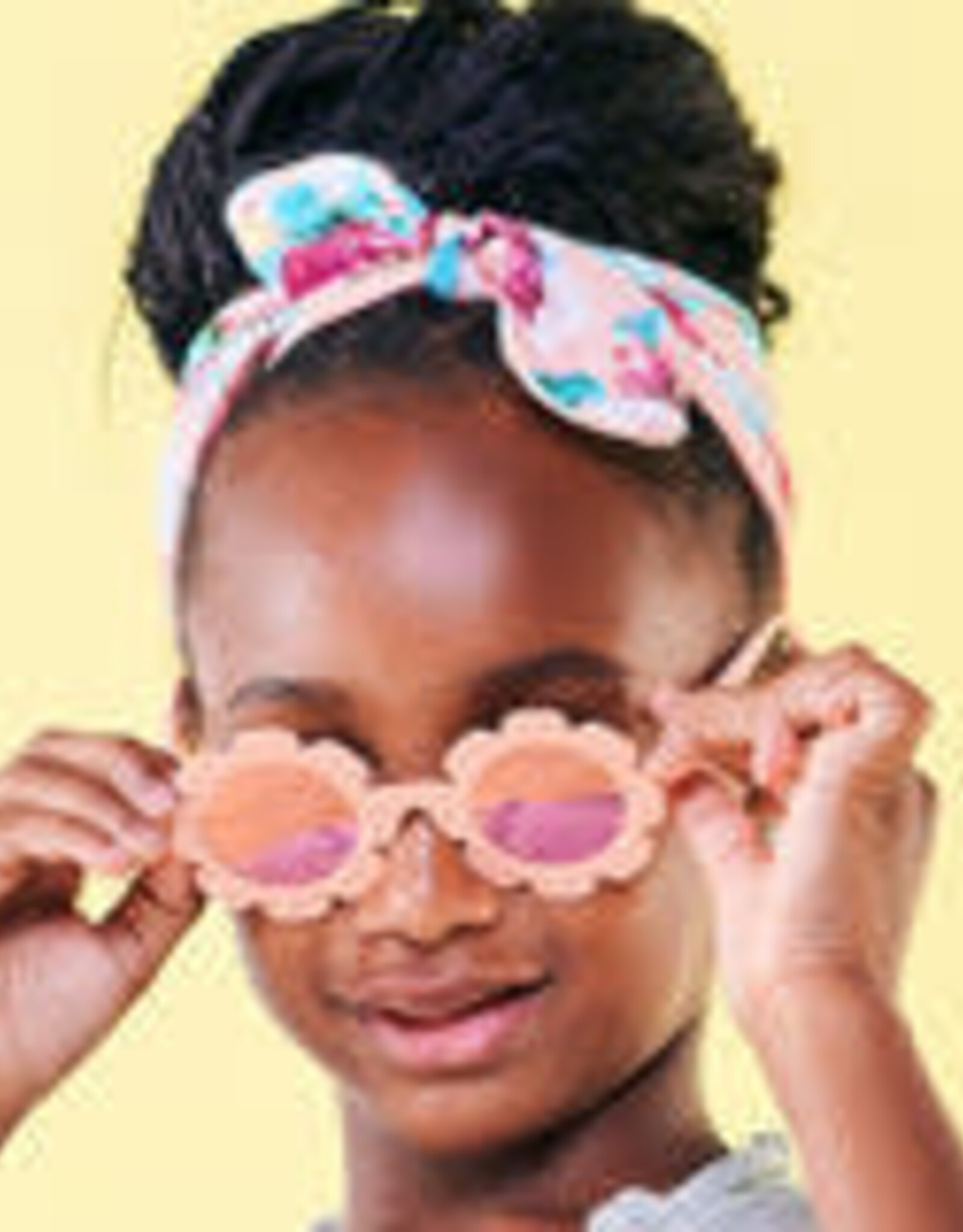 Babiators Polarized Flower: Peachy Keen with Rose Gold Mirrored Lenses