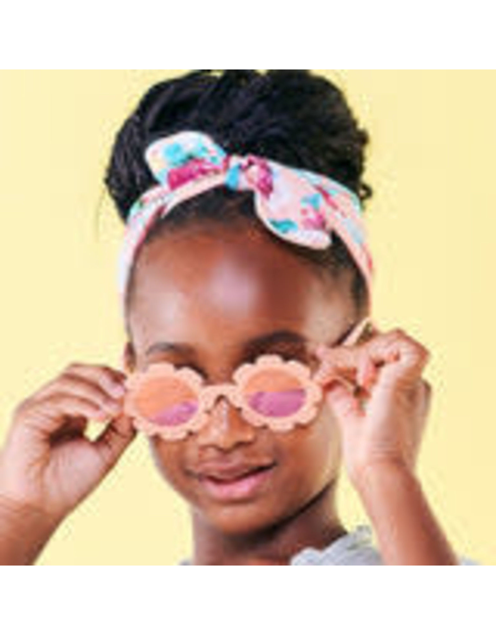 Babiators Polarized Flower: Peachy Keen with Rose Gold Mirrored Lenses