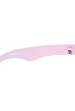 Babiators Polarized Heart: Frosted Pink with Purple Mirrored Lenses