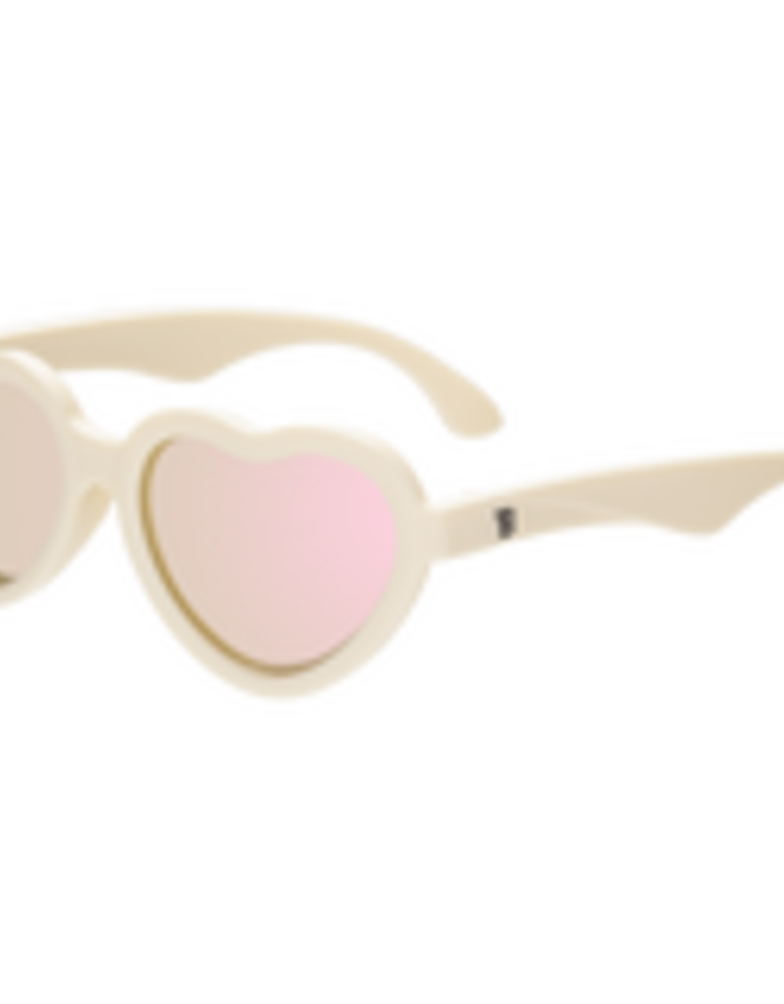 Babiators Polarized Heart: Sweet Cream with Rose Gold Mirrored Lenses