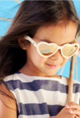 Babiators Polarized Heart: Sweet Cream with Rose Gold Mirrored Lenses