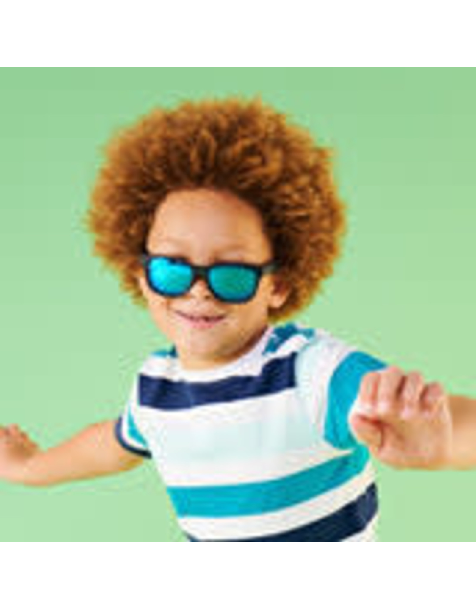 Babiators Polarized Navigators: Jet Black with Cobalt Mirrored Lenses