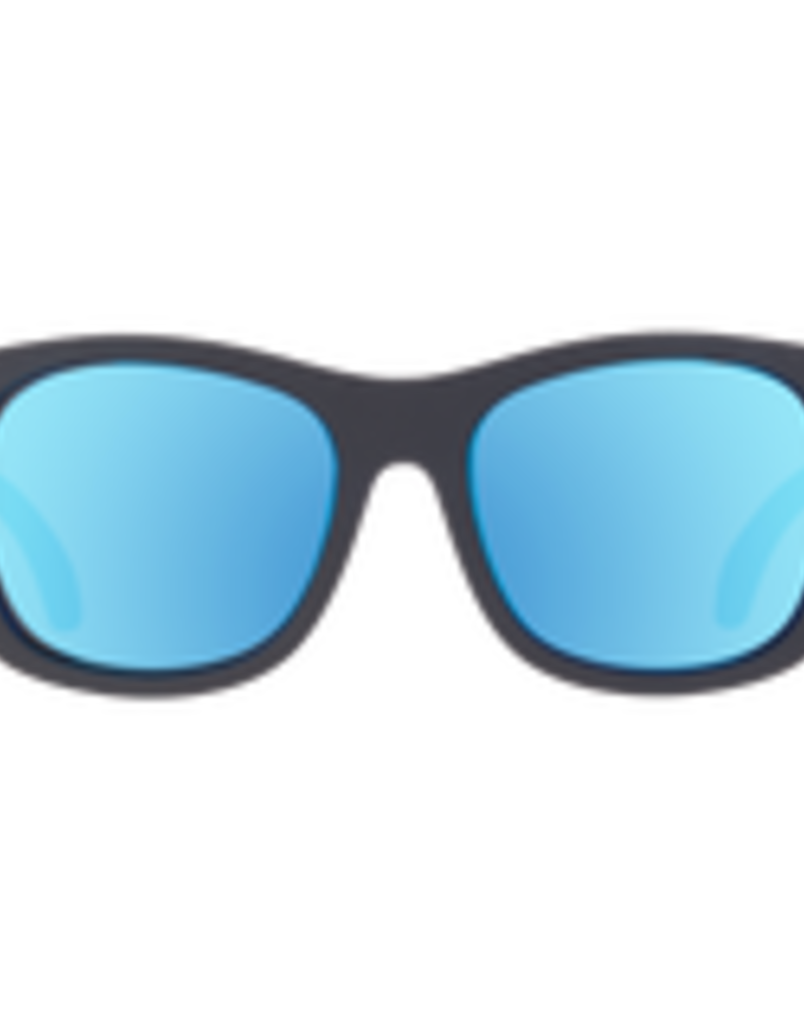 Babiators Polarized Navigators: Jet Black with Cobalt Mirrored Lenses