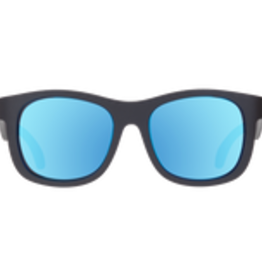 Babiators Polarized Navigators: Jet Black with Cobalt Mirrored Lenses