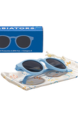 Babiators Original Keyhole: Bermuda Blue with Smoke Lenses