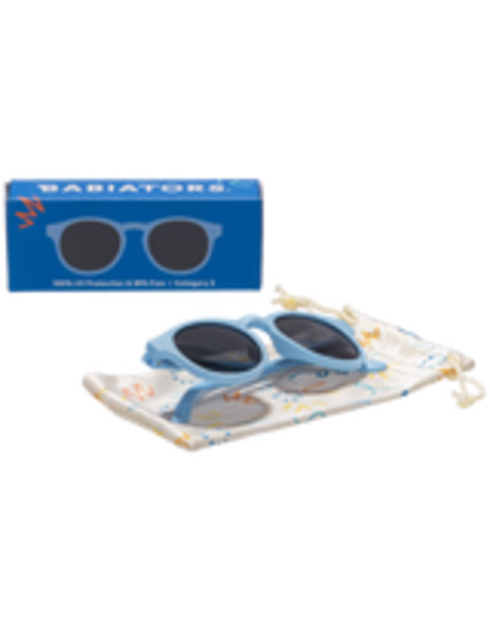 Babiators Original Keyhole: Bermuda Blue with Smoke Lenses