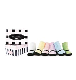 Trumpette Mary Jane Pastel Socks 6 Pack 0-12M