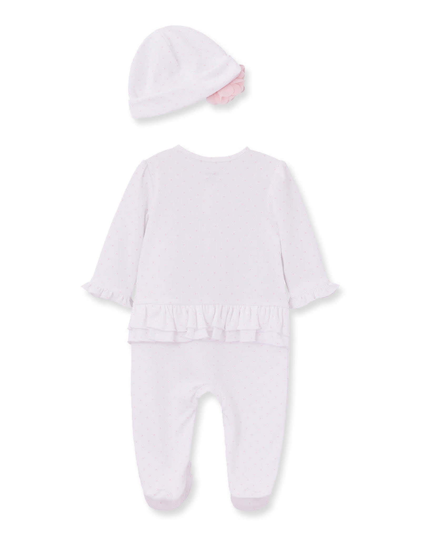 Little Me Butterfly Dreams Footed One-Piece & Hat