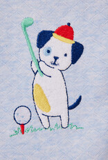 Little Me Putting Puppies Zip Footie & Hat