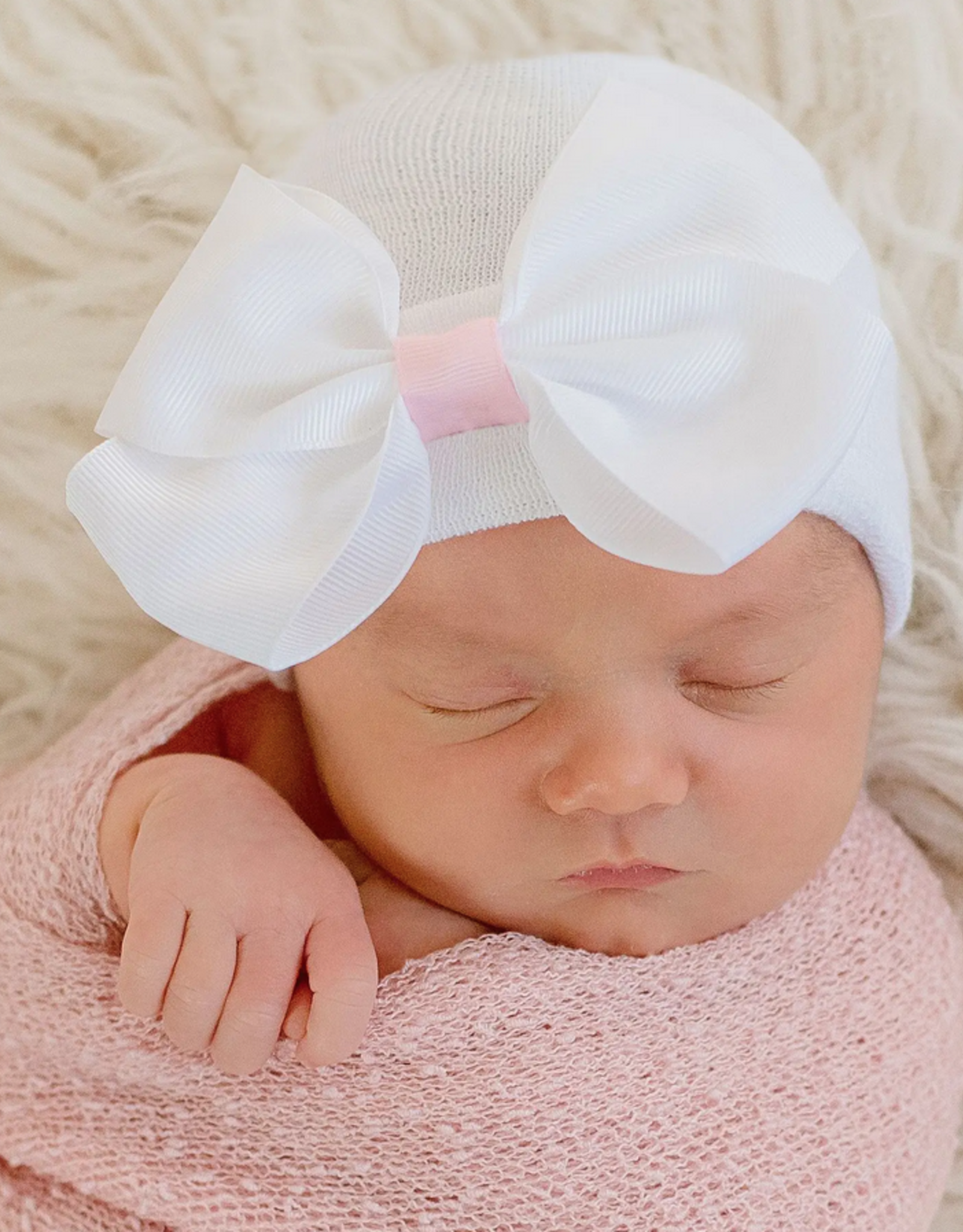 ilybean Nursery Beanie - Sophia Bow