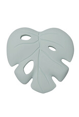 Loulou Lollipop Monstera Silicone Teether - Monstera Mint