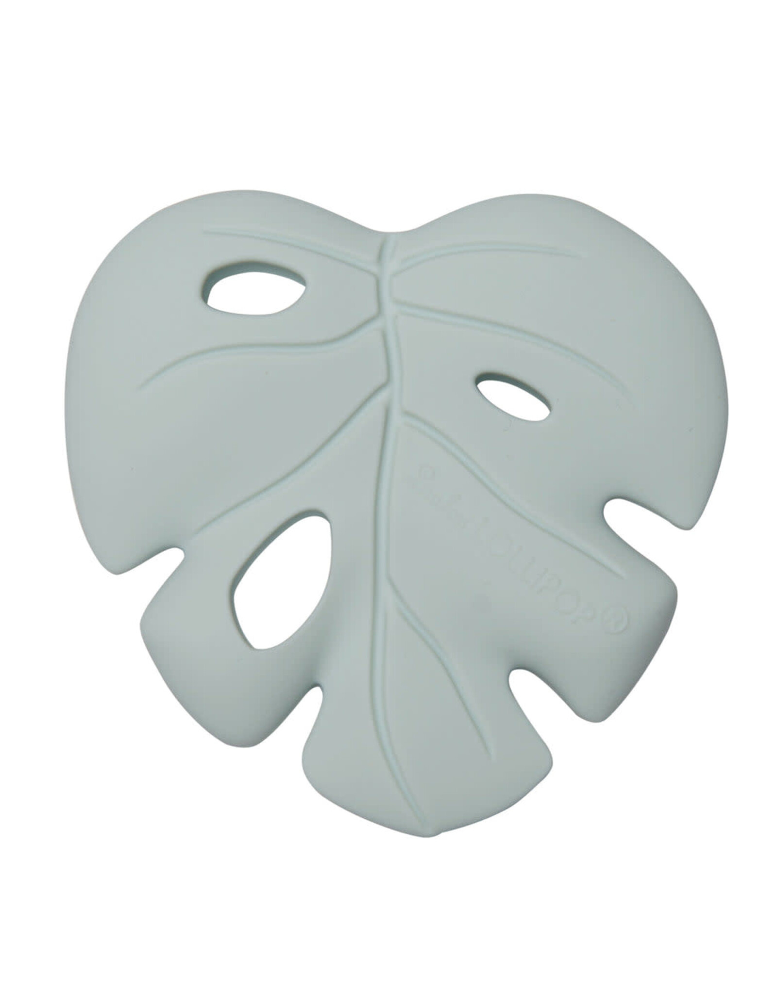 Loulou Lollipop Monstera Silicone Teether - Monstera Mint