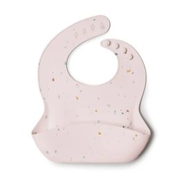 Loulou Lollipop Silicone Bib - Confetti Blush