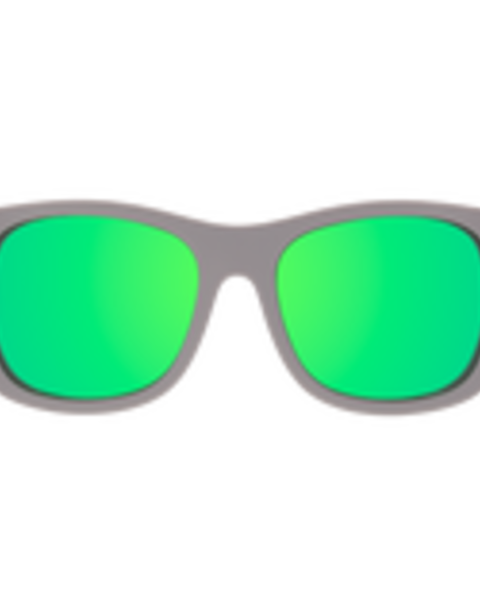 Babiators Polarized Navigators: Graphite Grey with Green Mirrored Lenses