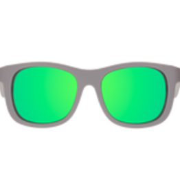 Babiators Polarized Navigators: Graphite Grey with Green Mirrored Lenses