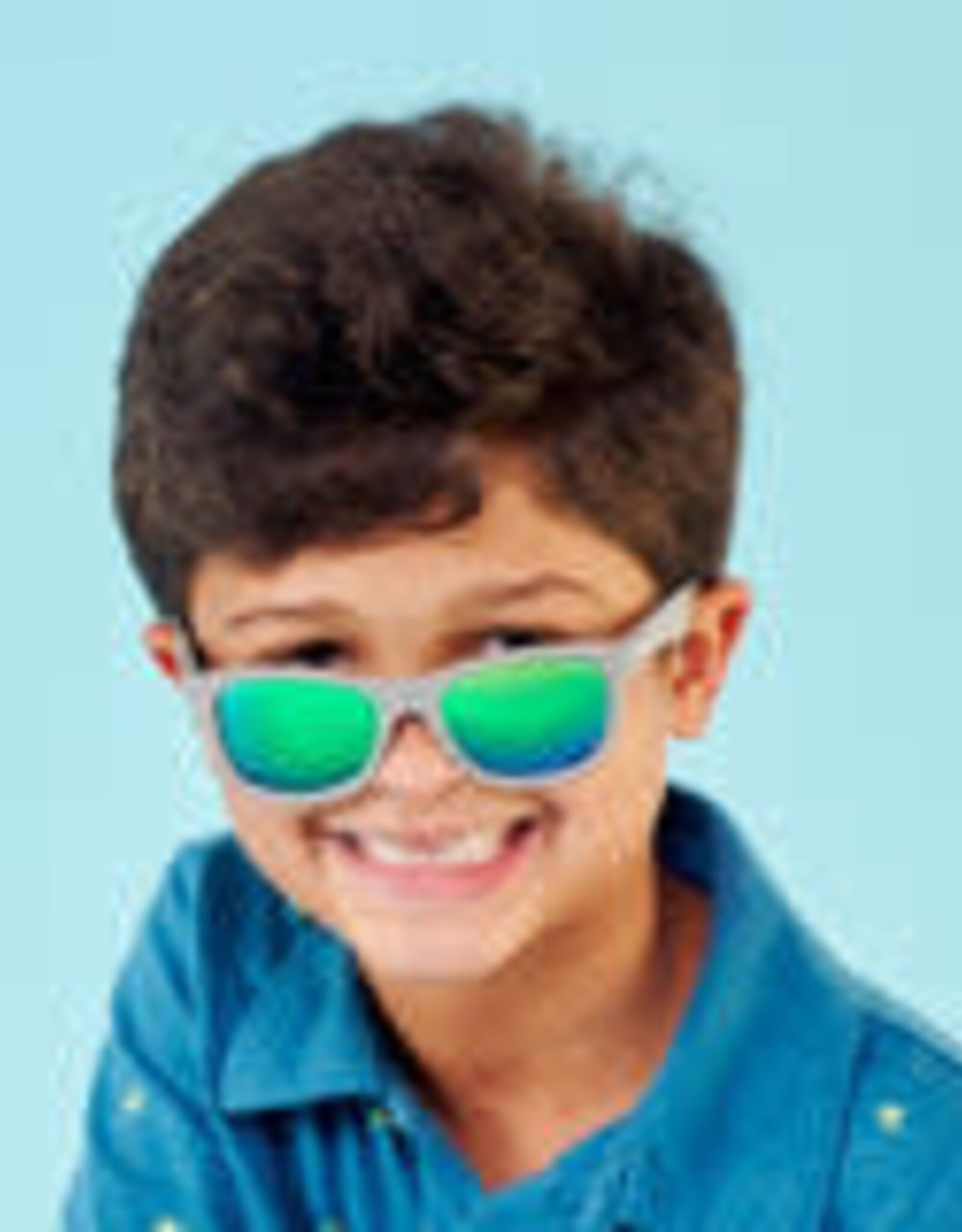 Babiators Polarized Navigators: Graphite Grey with Green Mirrored Lenses