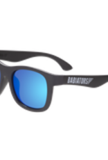 Babiators Polarized Navigators: Jet Black with Cobalt Mirrored Lenses